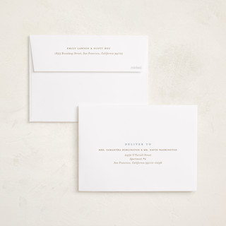 This is a sky foil pressed holiday cards with foil pressed by Christy Hy Lee called clean frame printing on recycled smooth signature in standard
