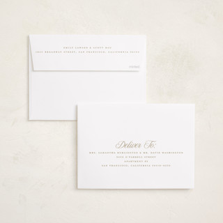 This is a snow foil pressed holiday cards with foil pressed by Kamala Nahas called elegant christmas blessings printing on recycled smooth signature in standard