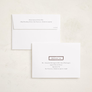 This is a burgundy foil pressed holiday cards with foil pressed by Stacey Meacham called plaid collage printing on recycled smooth signature in standard