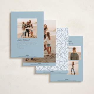 This is a riviera foil pressed holiday cards with foil pressed by Alston Foster called charming frame printing on recycled smooth signature in standard