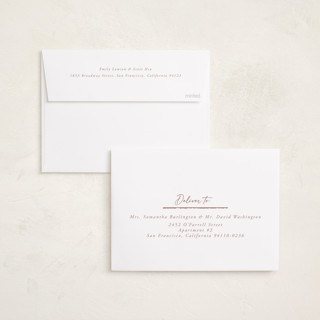 This is a ivory foil pressed holiday cards with foil pressed by Petra Kern called gild frame printing on recycled smooth signature in standard