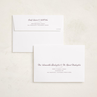This is a sugar plum foil pressed holiday cards with foil pressed by Alston Foster called silver bells printing on recycled smooth signature in standard
