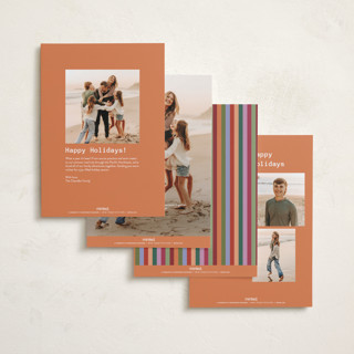 This is a holiday spice foil pressed holiday cards with foil pressed by Kercia Jane called full of joy (& cheer) printing on recycled smooth signature in standard