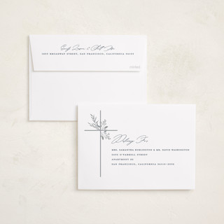 This is a midnight foil pressed holiday cards with foil pressed by Susan Zinader called leaves & berries printing on recycled smooth signature in standard