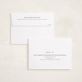 This is a moss foil pressed holiday cards with foil pressed by Corinne Malesic called modern heirloom printing on recycled smooth signature in standard