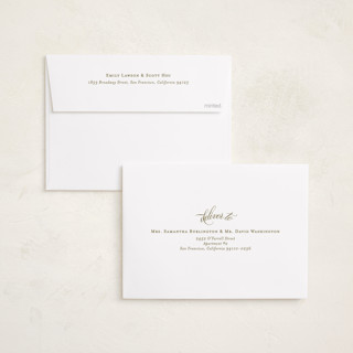 This is a sage foil pressed holiday cards with foil pressed by Grae called holiday velvet printing on recycled smooth signature in standard