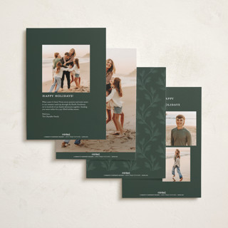 This is a halo foil pressed holiday cards with foil pressed by Kacey Kendrick Wagner called merry embrace printing on recycled smooth signature in standard