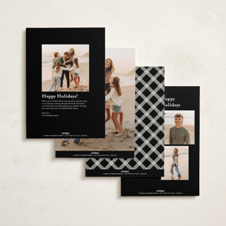 This is a midnight foil pressed holiday cards with foil pressed by Carolyn Nicks called dreamy printing on recycled smooth signature in standard