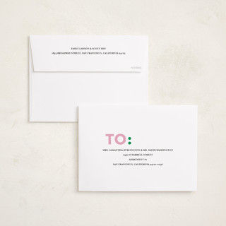 This is a gumdrop foil pressed holiday cards with foil pressed by Angela Thompson called merry & bold printing on recycled smooth signature in standard