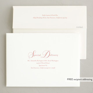 This is a gumdrop foil pressed holiday cards with foil pressed by Jessica Williams called surrounding printing on recycled smooth signature in standard