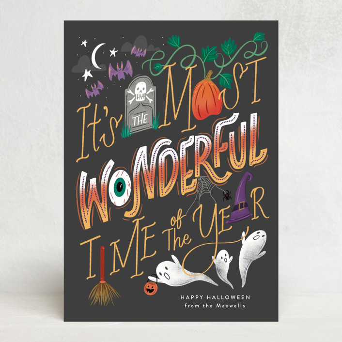 "Wonderful Time of the Year" - Halloween Cards in Cauldron by Jackie Crawford.