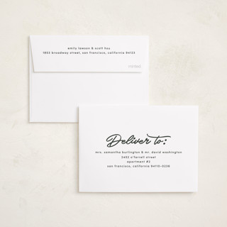 This is a olive petite holiday cards with standard by Pixel and Hank called the classic printing on recycled smooth signature in petite