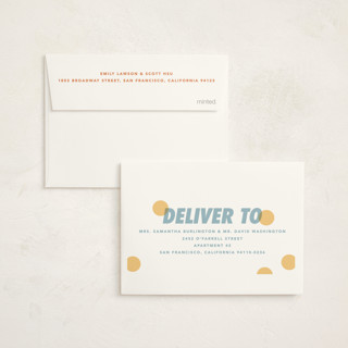 This is a halo petite holiday cards with standard by Creo Study called christmas polka printing on signature in petite