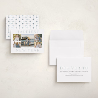 This is a frost petite holiday cards with standard by Deynaaz Daraei called palinuro printing on recycled smooth signature in petite