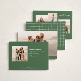 This is a pine petite holiday cards with standard by Lauren Chism called up top printing on recycled smooth signature in petite