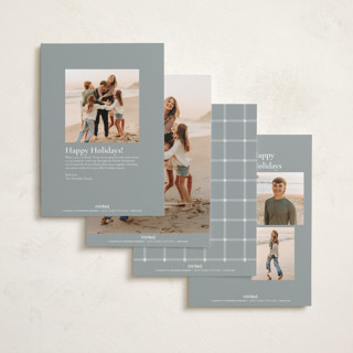 This is a ash petite holiday cards with standard by Wildfield Paper Co called daisies printing on recycled smooth signature in petite