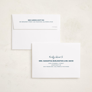 This is a navy petite holiday cards with standard by Erica Krystek called unfiltered joy printing on recycled smooth signature in petite