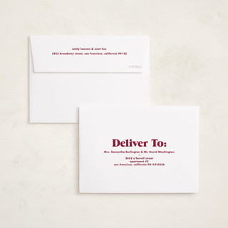 This is a pomegranate petite holiday cards with standard by Annie Clark called happy howlidays printing on recycled smooth signature in petite