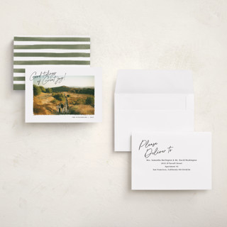 This is a coal petite holiday cards with standard by Jackie Crawford called painterly frame printing on recycled smooth signature in petite