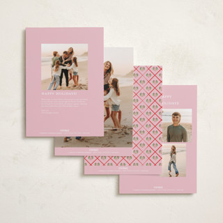 This is a rudolph petite holiday cards with standard by Claudia Orengo called little details printing on recycled smooth signature in petite
