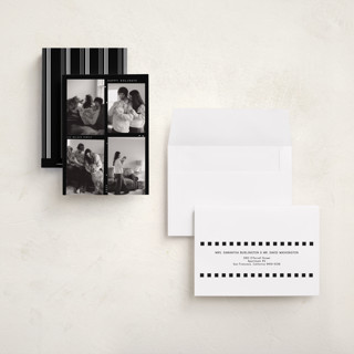 This is a film petite holiday cards with standard by Maja Cunningham called life in film printing on signature in petite