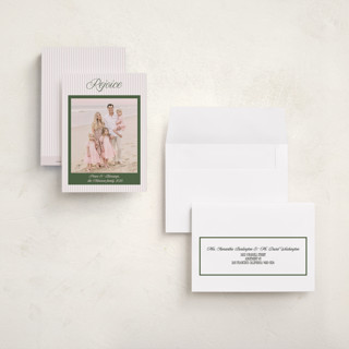 This is a petal petite holiday cards with standard by Lottie Aldarwish called blessed peace printing on signature in petite