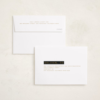 This is a noir petite holiday cards with standard by Christie Garcia called vintage film printing on recycled smooth signature in petite