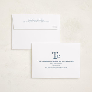This is a frost petite holiday cards with standard by Baumbirdy called nostalgia printing on recycled smooth signature in petite
