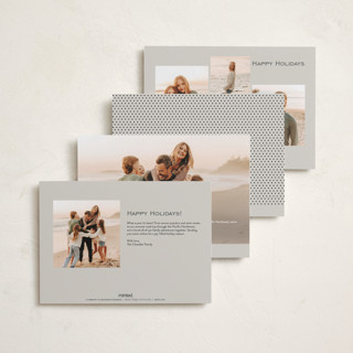 This is a penguin petite holiday cards with standard by Michelle Taylor called pure joy printing on recycled smooth signature in petite