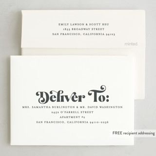 This is a silent night petite holiday cards with standard by Brooke Chandler called tripled joy printing on recycled smooth signature in petite