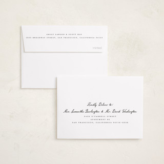 This is a snow petite holiday cards with standard by Petra Kern called fancy plaid printing on recycled smooth signature in petite