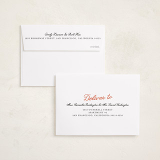 This is a holly berry petite holiday cards with standard by Cass Loh called lightly scripted printing on signature in petite