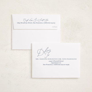 This is a cape cod petite holiday cards with standard by Carrie ONeal called peppermint strip printing on recycled smooth signature in petite