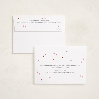 This is a gumdrop petite holiday cards with standard by Lori Wemple called fun new year printing on recycled smooth signature in petite