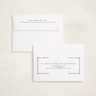 This is a vanilla petite holiday cards with standard by jinseikou called catskill printing on recycled smooth signature in petite