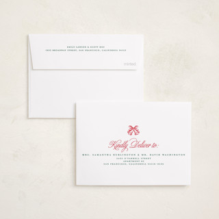 This is a wreath petite holiday cards with standard by Petra Kern called crestendo printing on recycled smooth signature in petite