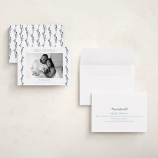 This is a jeans petite holiday cards with standard by Petra Kern called lillian printing on recycled smooth signature in petite