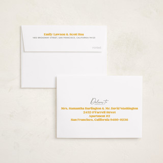 This is a snow petite holiday cards with standard by Robert and Stella called pretty please printing on recycled smooth signature in petite