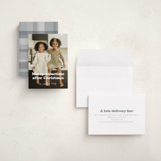 This is a snowflake petite holiday cards with standard by Hudson meet Rose called sometime printing on recycled smooth signature in petite