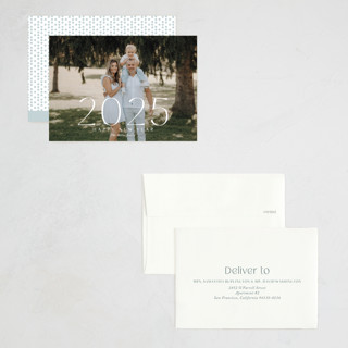 This is a snow petite holiday cards with standard by Yaling Hou Suzuki called chapter 2025 printing on recycled smooth signature in petite