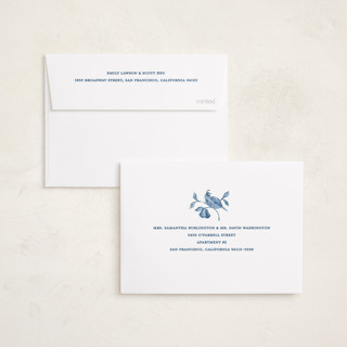 This is a snowflake petite holiday cards with standard by Sarah Knight called days of christmas printing on recycled smooth signature in petite