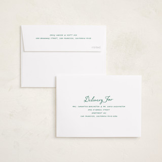 This is a icicle petite holiday cards with standard by Hooray Creative called very merry christmas printing on recycled smooth signature in petite