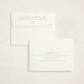 This is a linen petite holiday cards with standard by Robert and Stella called tiny nativity printing on signature in petite