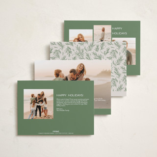 This is a fir petite holiday cards with standard by Everett Paper Goods called classically printing on signature in petite