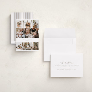 This is a cotton petite holiday cards with standard by chocomocacino called spicka printing on recycled smooth signature in petite