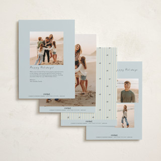 This is a ice petite holiday cards with standard by Helena Vitto called vintage album printing on recycled smooth signature in petite