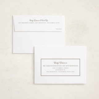 This is a gingerbread petite holiday cards with standard by Emily Betts called ten printing on recycled smooth signature in petite