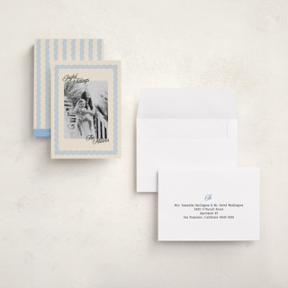 This is a frost petite holiday cards with standard by Pati Cascino called jovie printing on signature in petite