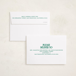 This is a balsam petite holiday cards with standard by Ekko Studio called bold & bright printing on recycled smooth signature in petite