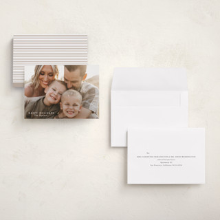 This is a cotton petite holiday cards with standard by Angela Thompson called simply printing on recycled smooth signature in petite